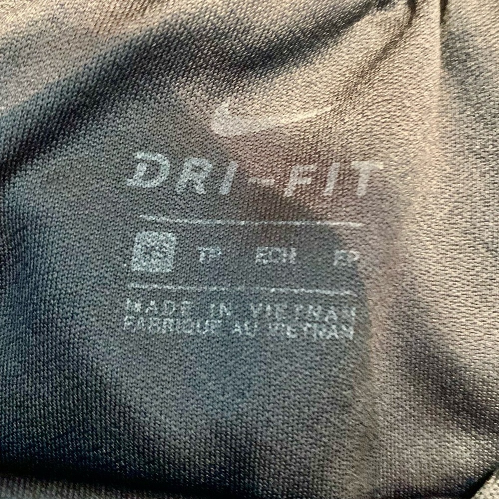 Nike Dri-Fit Shorts XS Dark Navy Blue White Trim Athletic Running Bikini Liner - Picture 8 of 12